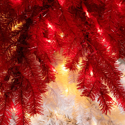 7 Ft Santa Hat Christmas Tree and Led Lights