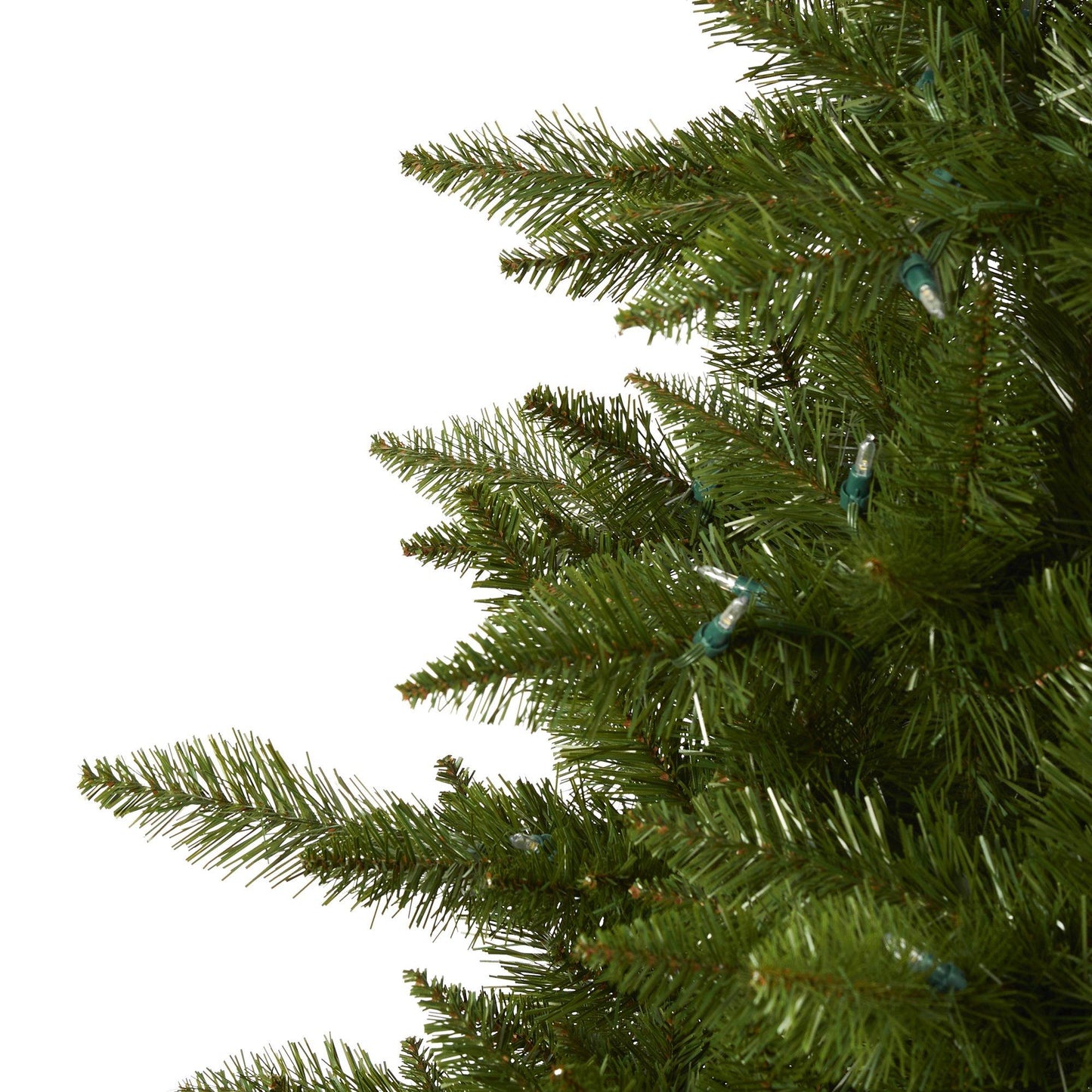 Árbol de Navidad artificial Vermont Spruce de 2,74 m con 850 luces LED blanco cálido (multifunción) con tecnología Instant Connect y 1984 ramas flexibles