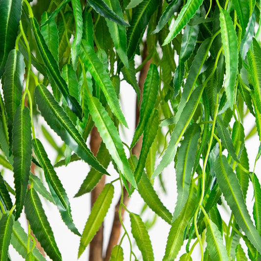 9 ft Willow Artificial Tree Real Touch by Nearly Natural with lush green hanging leaves on Tampa Home & Garden Store