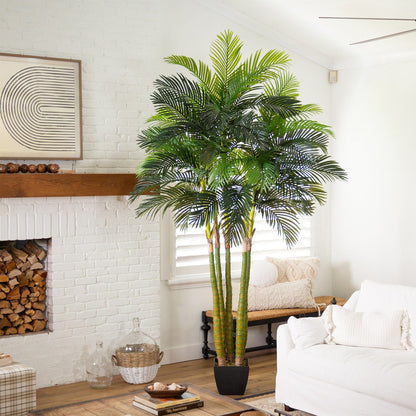 Giant Artificial Areca Palm Tree and Stand