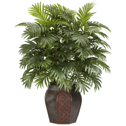 Areca Palm w/Vase Silk Plant - Tampa Home & Garden Store