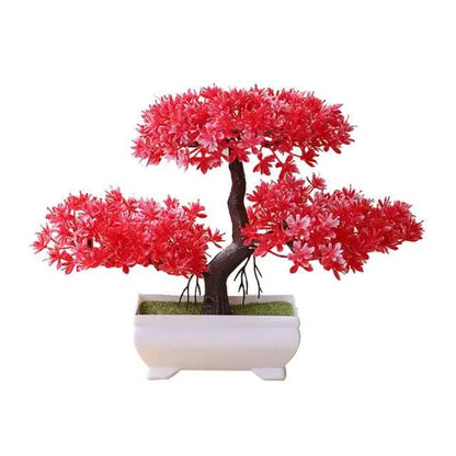 Artificial Bonsai Tree Potted Ornament Home Decor