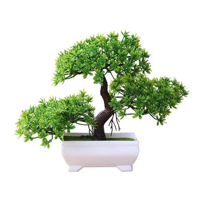 Artificial Bonsai Tree Potted Ornament Home Decor