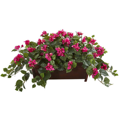Bougainvillea Artificial Plant in Decorative Planter