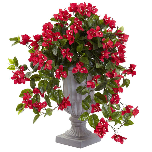 Bougainvillea with Urn UV Resistant (Indoor/Outdoor) - Tampa Home & Garden Store