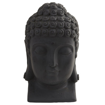 Buddha head garden statue black Nearly Natural indoor/outdoor accessory on Tampa Home & Garden Store