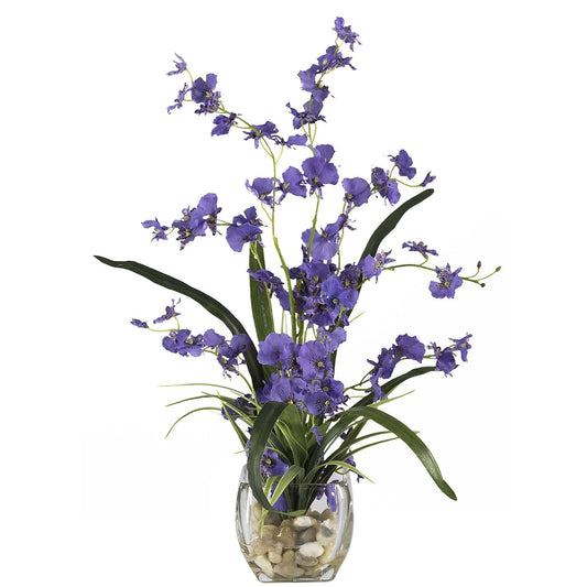 Dancing Lady Orchid Liquid Illusion Silk Flower Arrangement - Tampa Home & Garden Store