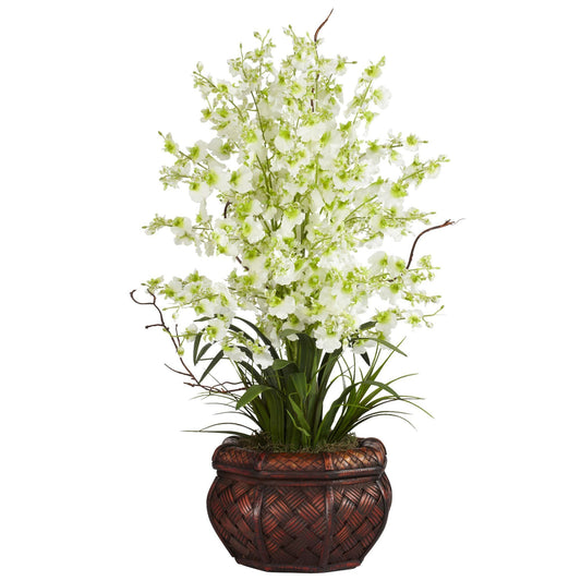 Dancing Lady Silk Flower Arrangement - Tampa Home & Garden Store