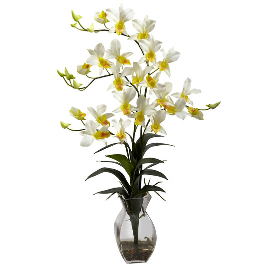 Dendrobium Orchid w/Vase Arrangement - Tampa Home & Garden Store