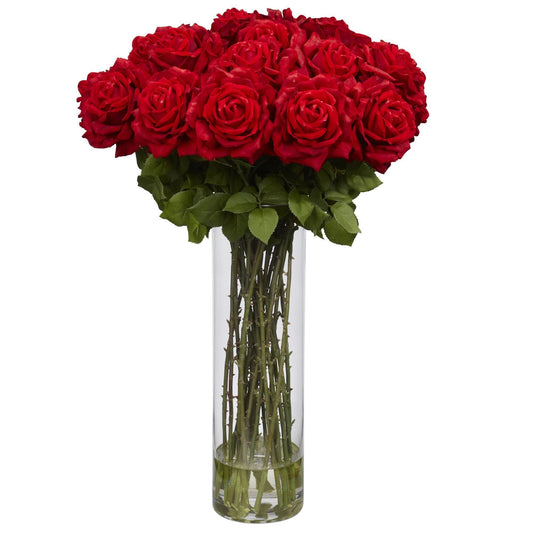 Giant Rose Silk Flower Arrangement - Tampa Home & Garden Store