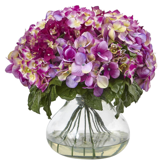 Hydrangea w/Large Vase - Tampa Home & Garden Store