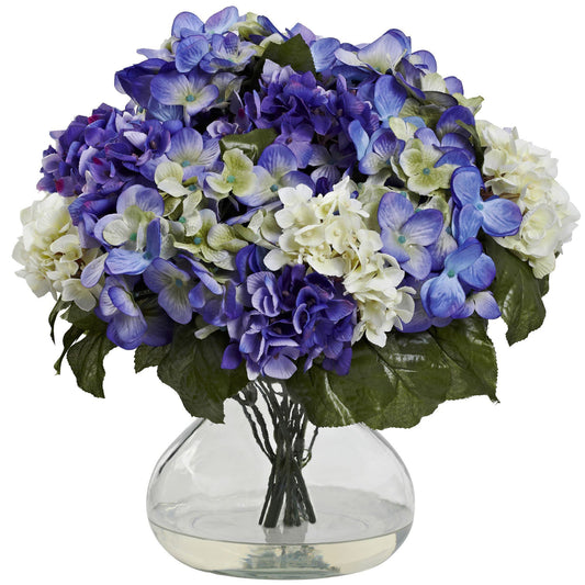 Hydrangea w/Large Vase - Tampa Home & Garden Store