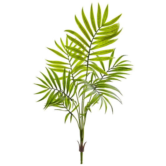 Mata de palma areca en miniatura artificial (juego de 6)