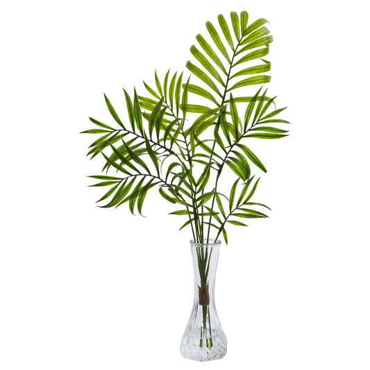 Mini Palmera Artificial en Jarrón (Set de 3)