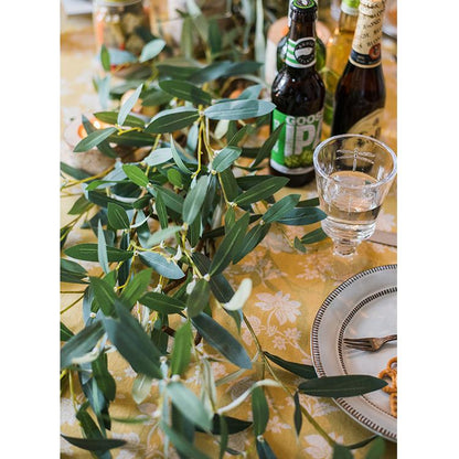 Artificial Faux Olive Leaf Stem RusticReach with green leaves on Tampa Home & Garden Store