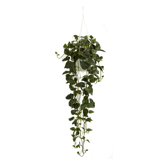 Philodendron Hanging Basket Silk Plant - Tampa Home & Garden Store