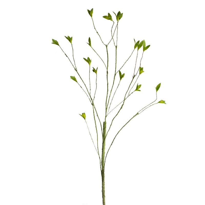 Artificial Faux Plant Green Leaf Rattan Stem 37in tall, RusticReach non-flowering greenery on Tampa Home & Garden Store