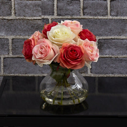 Rose Arrangement w/Vase