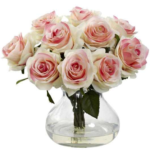 Arreglo de Rosas con Florero