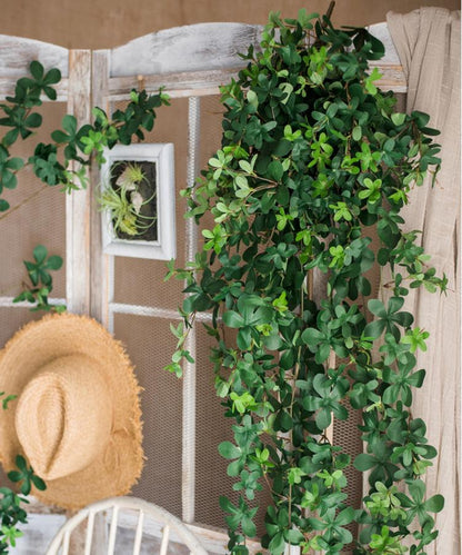 Artificial Vine Schefflera Leaf by RusticReach with cascading green leaves for indoor decor on Tampa Home & Garden Store
