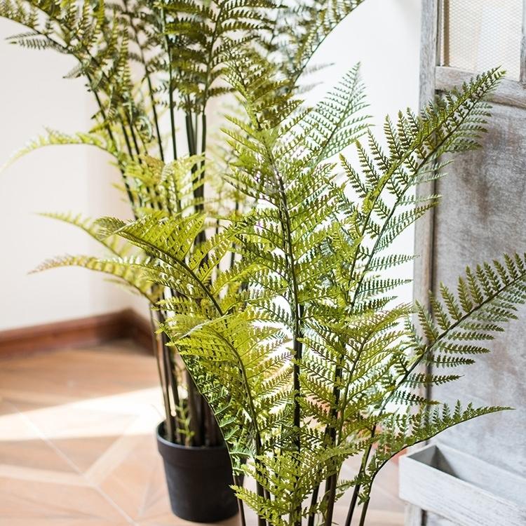 Artificial Cyathea tree fern in pot with lush green fronds RusticReach indoor decor on Tampa Home & Garden Store