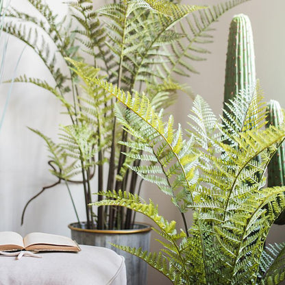Artificial Faux Cyathea Tree In Pot with green fronds on Tampa Home & Garden Store