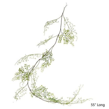 Artificial Maidenhair Fern Vines 55 inches long RusticReach greenery on Tampa Home & Garden Store