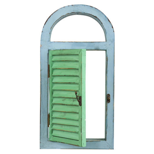 Vintage Window Shutter & Mirror - Tampa Home & Garden Store