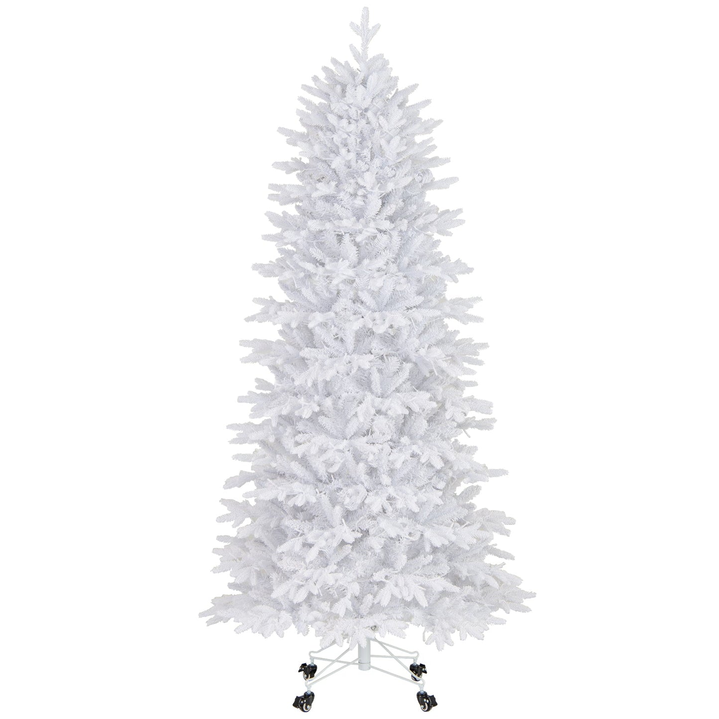 Árbol de Navidad artificial de 2,13 m con 1880 puntas de rama de PE y PVC para fiestas y carnaval