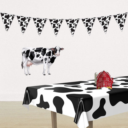 Bannière à motif vache
