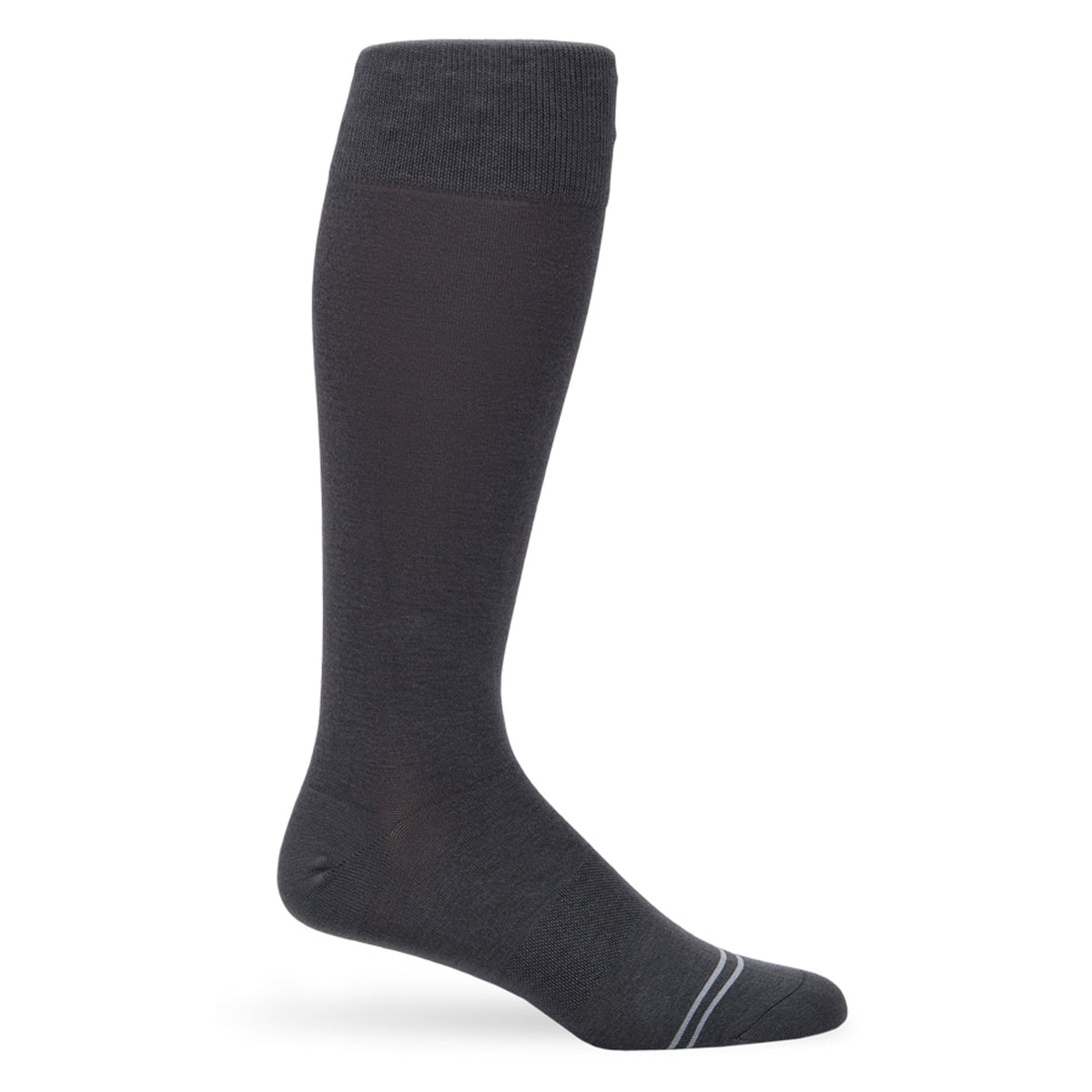 Asher Dress Socks boardroom style dark charcoal knit sock DeadSoxy on Tampa Home & Garden Store