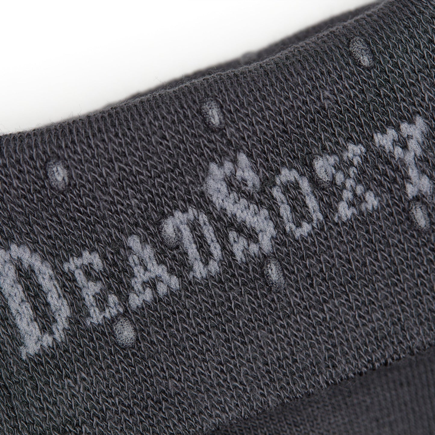 Asher Dress Socks by DeadSoxy in charcoal knit, boardroom style socks on Tampa Home & Garden Store