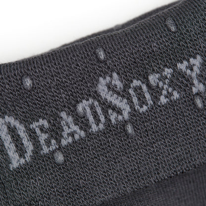 Asher Dress Socks by DeadSoxy in charcoal knit, boardroom style socks on Tampa Home & Garden Store