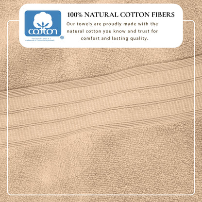 Premium Zero Twist Cotton Bath Towel and Set