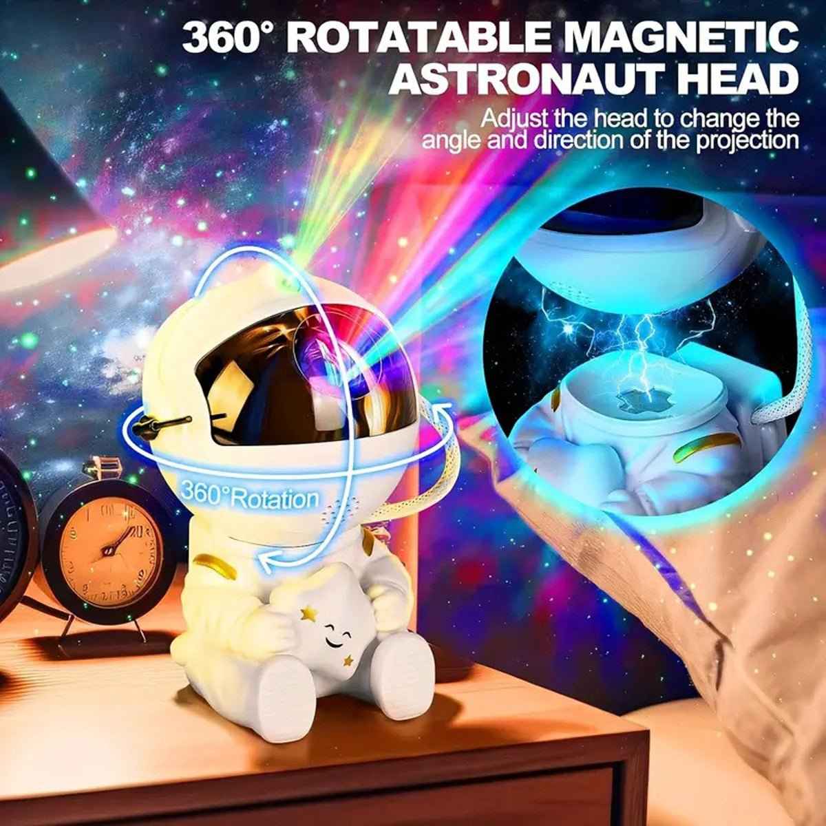 Astronaut Starry Night Light and Room Decor