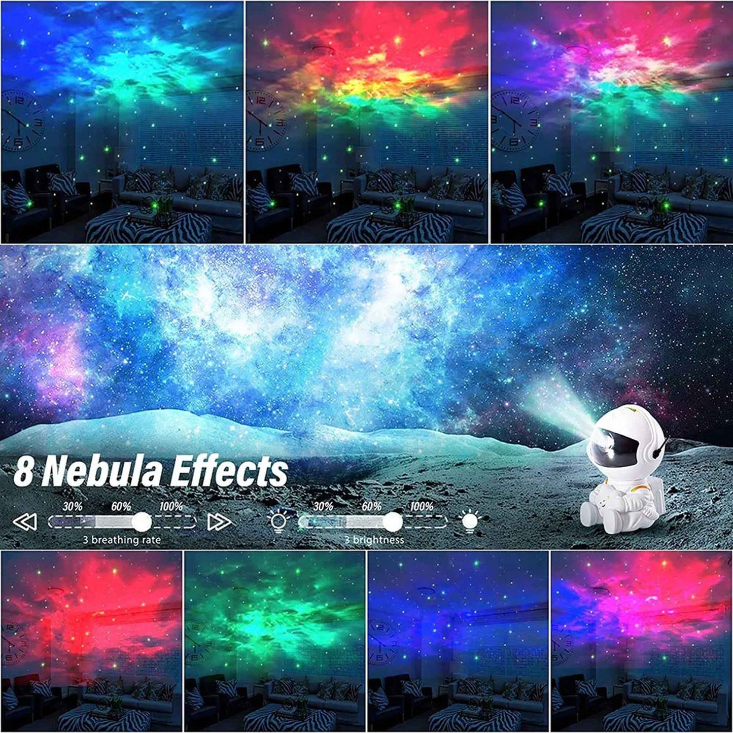 Astronaut Starry Night Light and Room Decor
