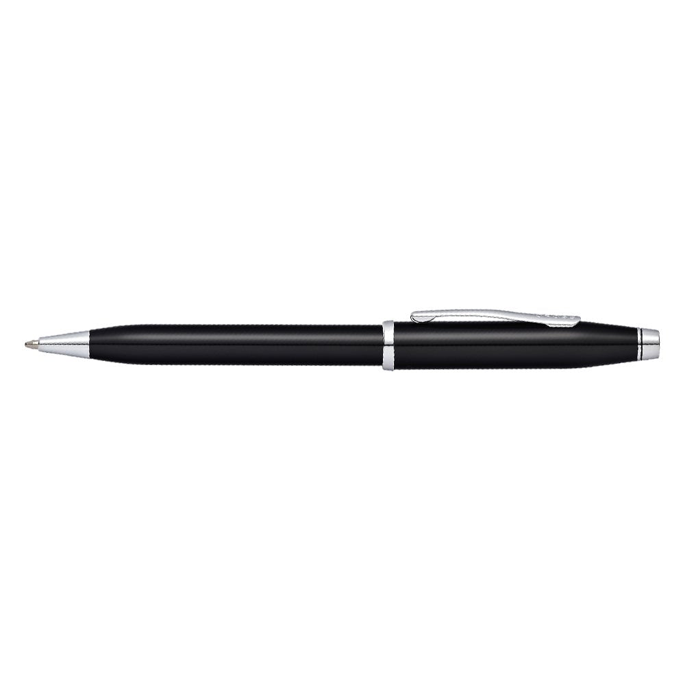 Century II black lacquer ballpoint pen by Cross with silver clip on Tampa Home & Garden Store