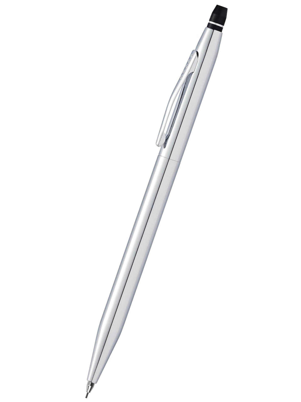 A.T. Cross Click Chrome 0.5mm mechanical pencil with chrome body and clip on Tampa Home & Garden Store