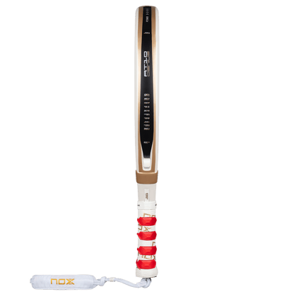 NOX AT10 Genius 12K Alum Xtreme 2026 padel racket black with gold trim white grip on Tampa Home & Garden Store