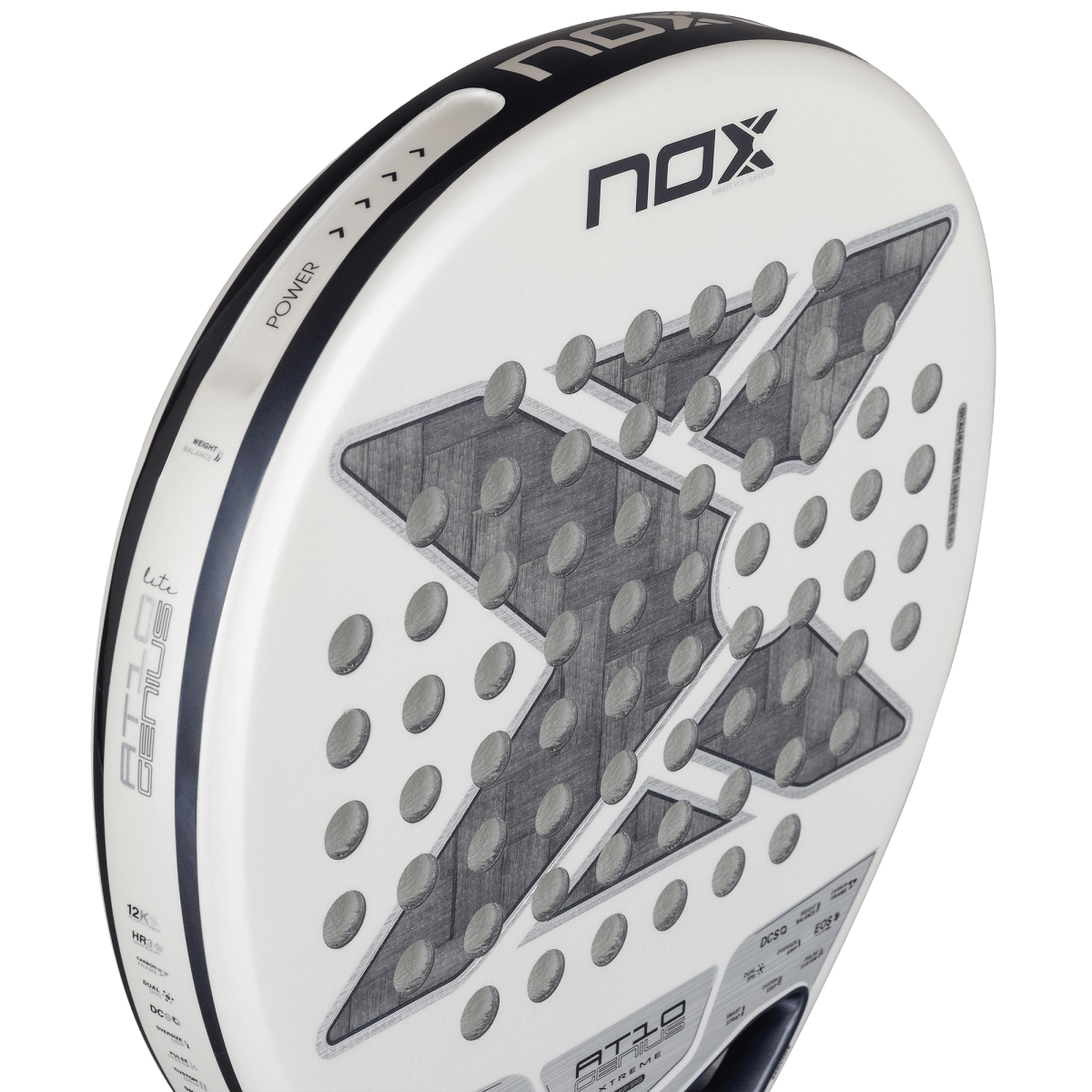 Nox At10 12K Alum And Xtreme Lite Padel Racket