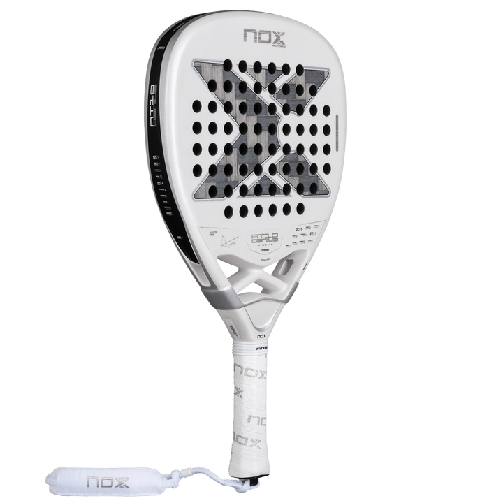 Nox AT10 Genius Attack padel racket white 12K alum Xtreme 2026 by Racket Central on Tampa Home & Garden Store
