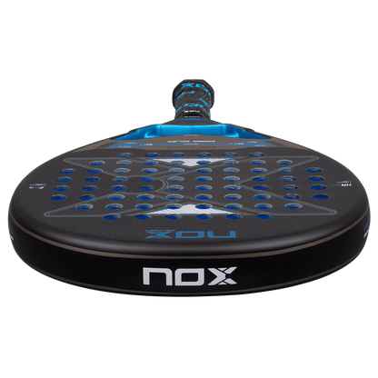 NOX AT10 Pro Cup Soft 2026 Padel Racket with blue grip and black body on Tampa Home & Garden Store