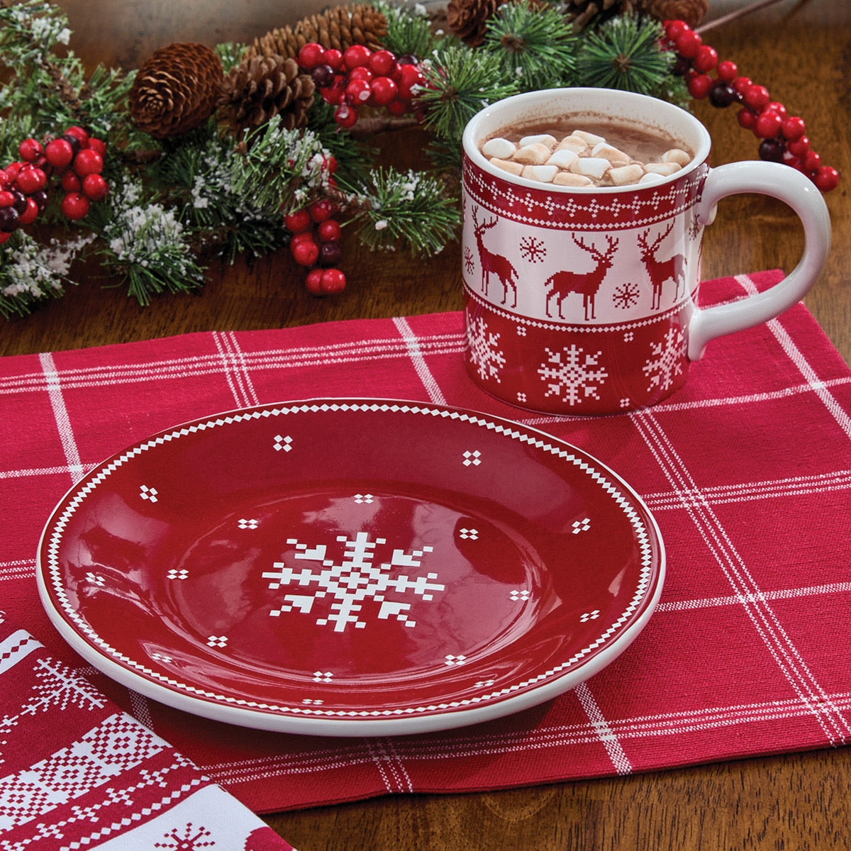 Mug Patricia Heaton Home Holiday Fairisle