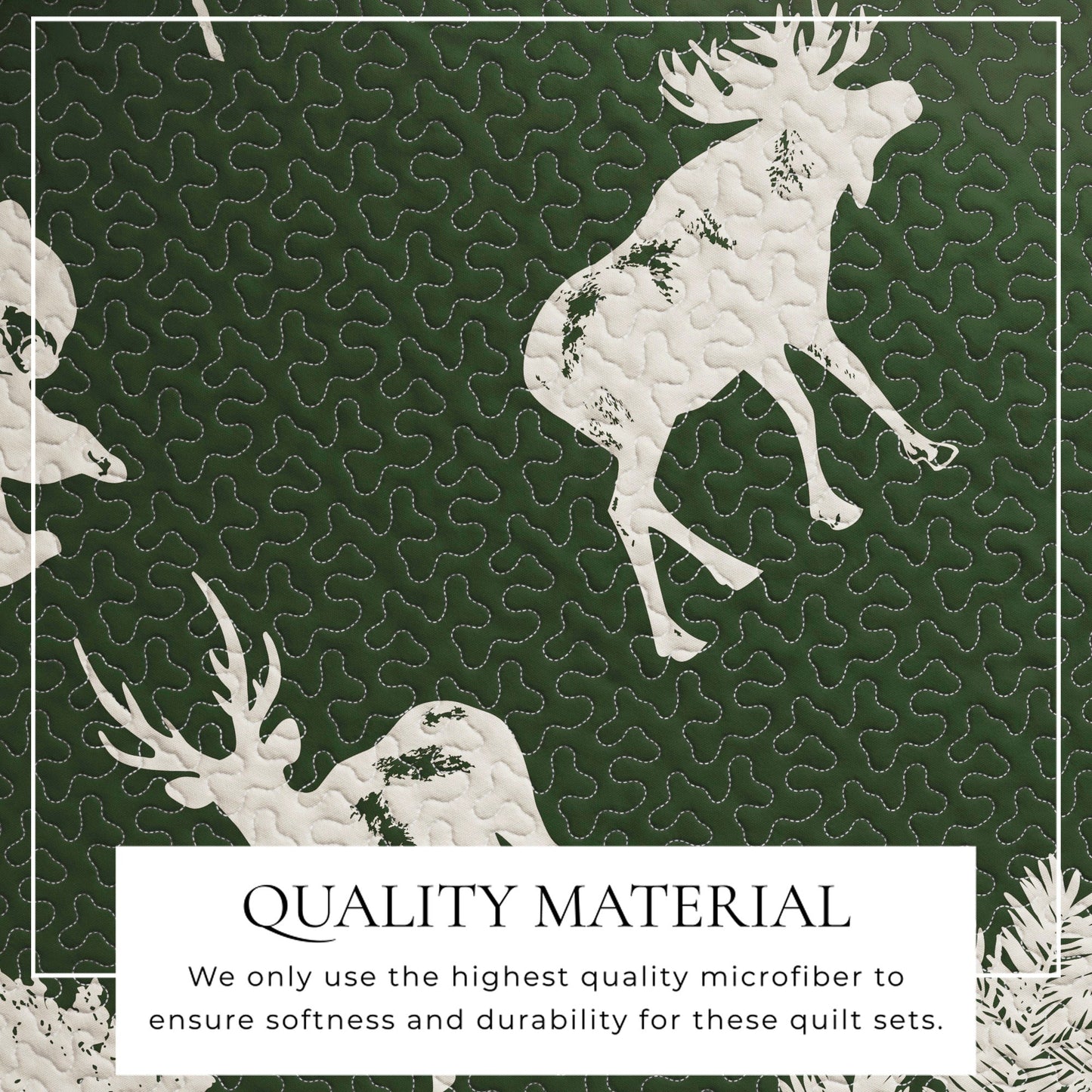 Rustic Lodge Quilt Set For The Deer And Bear