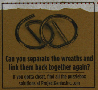 Holiday Puzzlebox Brainteaser - Wreaths