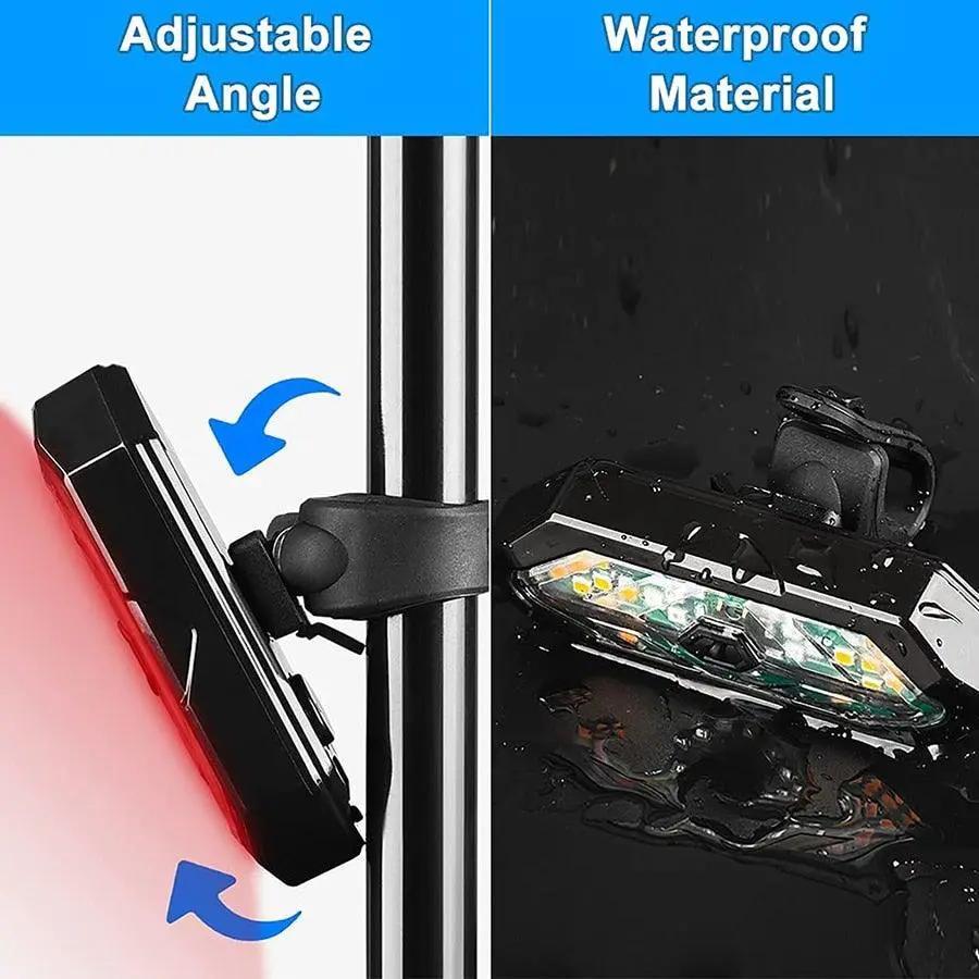 Auto-Sensing Bicycle Taillight USB Rechargeable