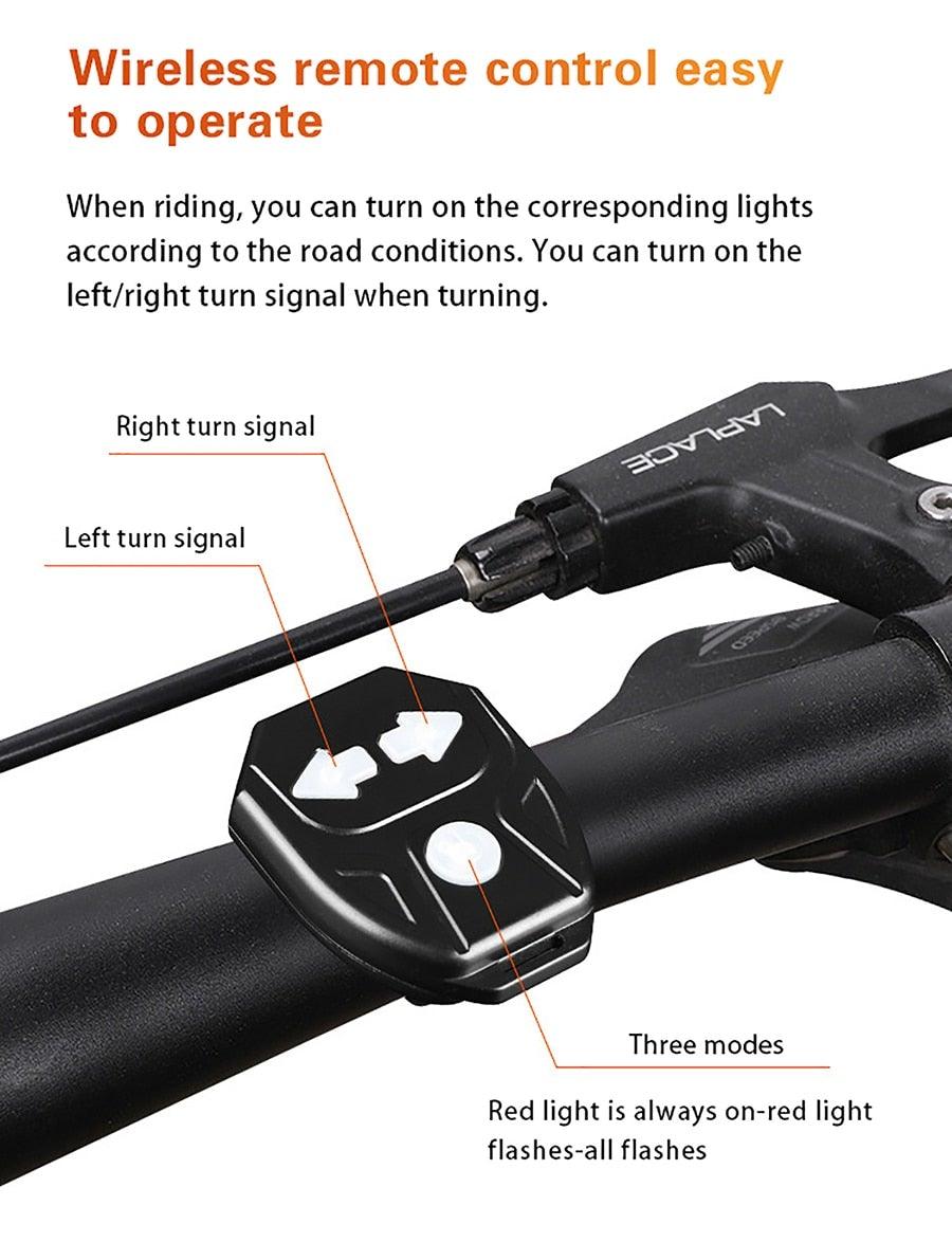 Auto-Sensing Bicycle Taillight USB Rechargeable