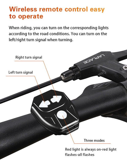Auto-Sensing Bicycle Taillight USB Rechargeable