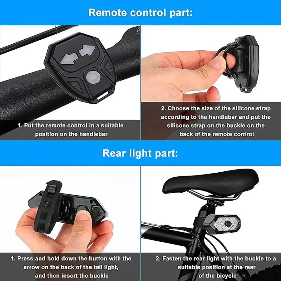 Auto-Sensing Bicycle Taillight USB Rechargeable