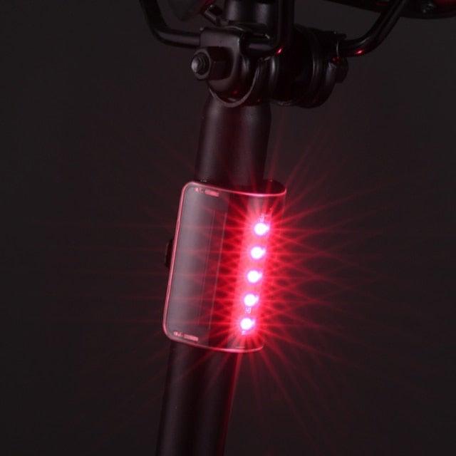 Auto-Sensing Bicycle Taillight USB Rechargeable